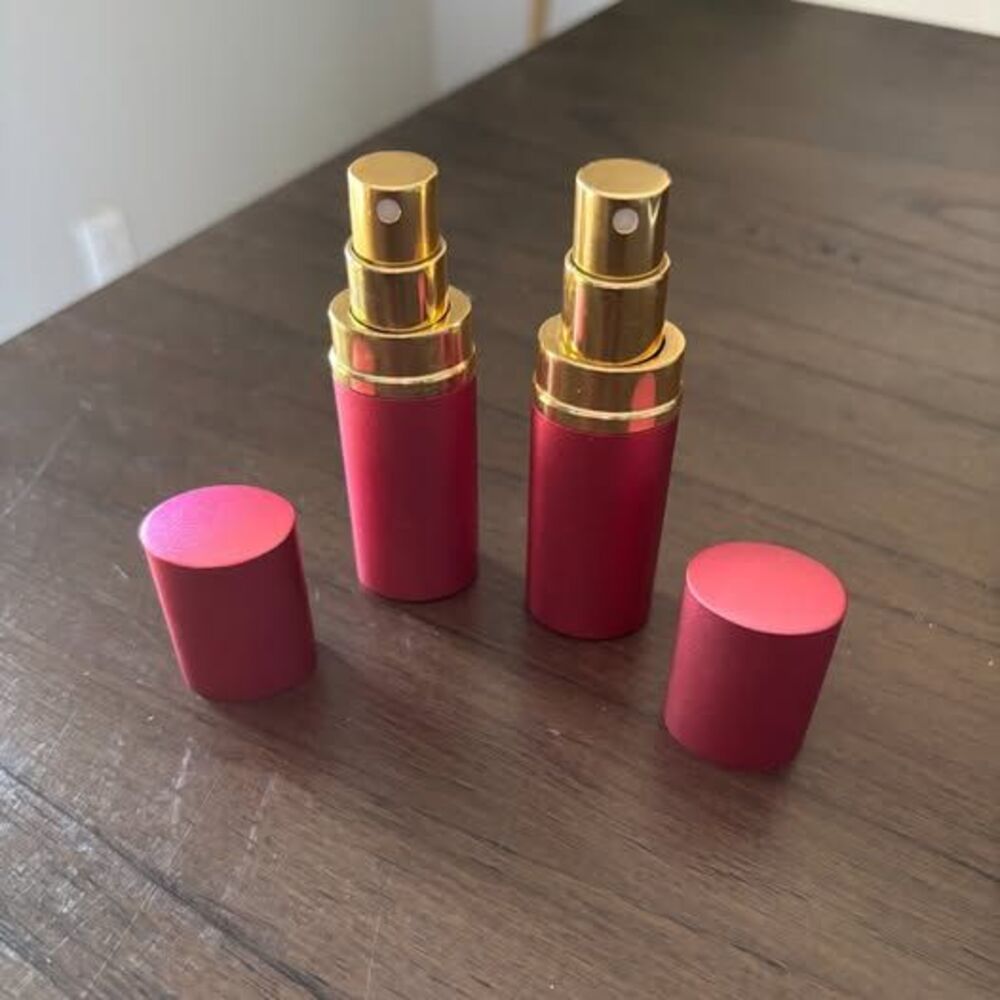 2 Refillable travel size perfume Sprays
